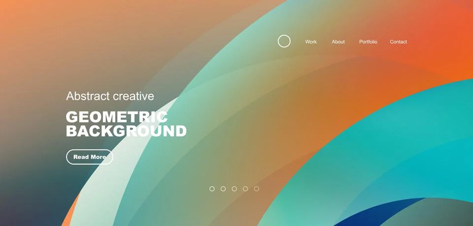 Circles minimal abstract background. Techno or business concept, pattern for 스톡 일러스트
