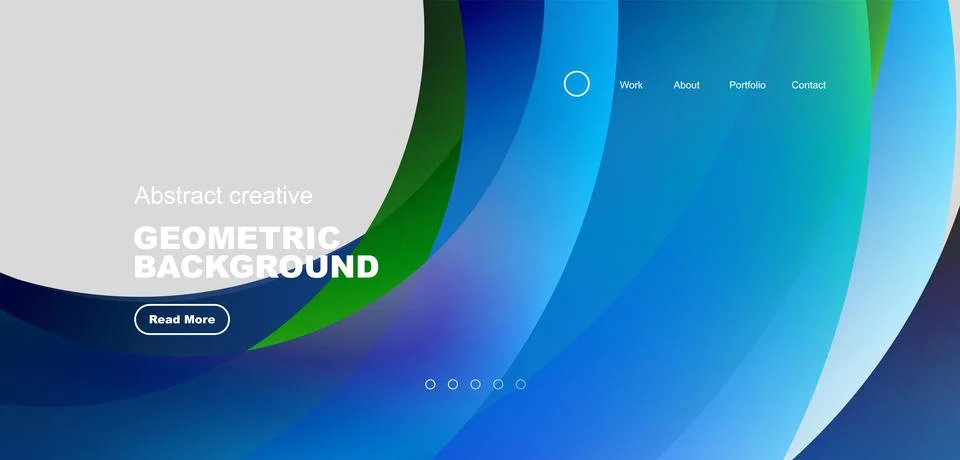 Circles minimal abstract background. Techno or business concept, pattern for 스톡 일러스트