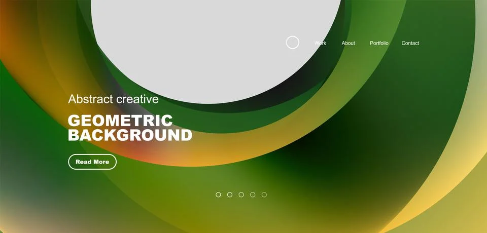 Circles minimal abstract background. Techno or business concept, pattern for 스톡 일러스트