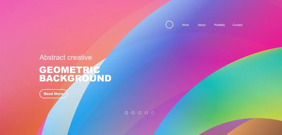 Circles minimal abstract background. Techno or business concept, pattern for 스톡 일러스트