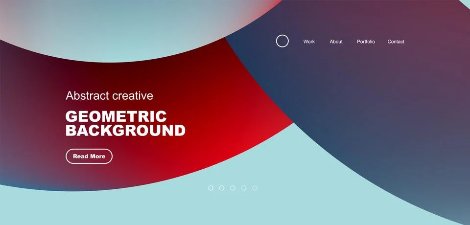 Circles minimal abstract background. Techno or business concept, pattern for Stock Illustration