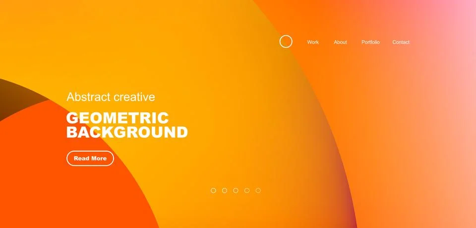 Circles minimal abstract background. Techno or business concept, pattern for Illustrazione stock