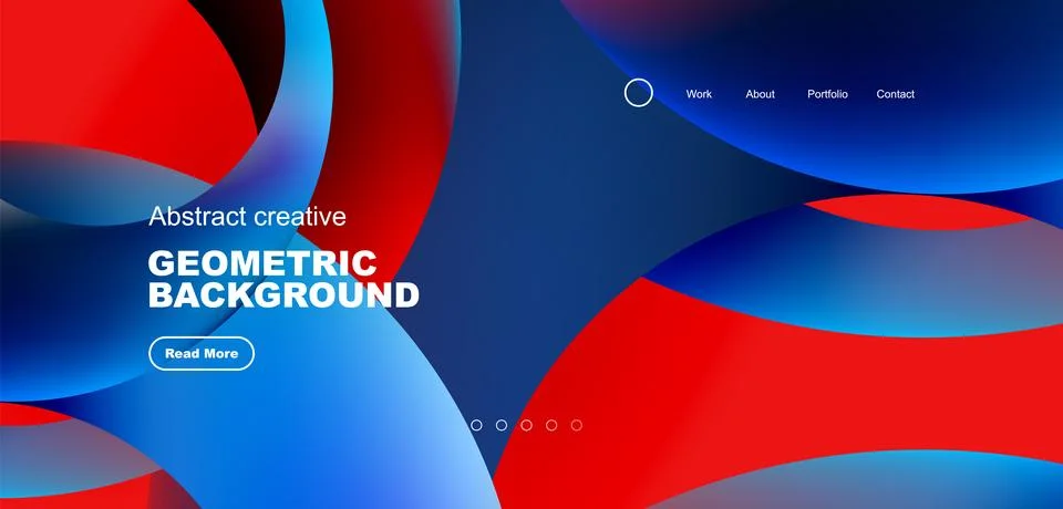Circles minimal abstract background. Techno or business concept, pattern for 스톡 일러스트