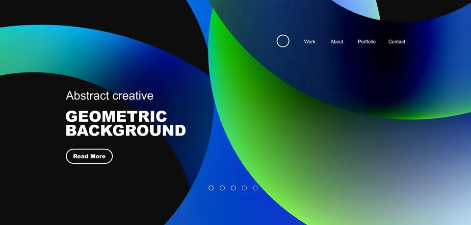 Circles minimal abstract background. Techno or business concept, pattern for Stock Illustration