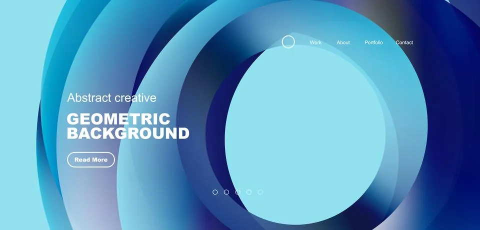 Circles minimal abstract background. Techno or business concept, pattern for Stock Illustration