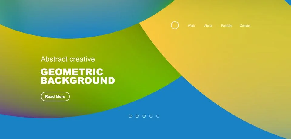 Circles minimal abstract background. Techno or business concept, pattern for Stock Illustration