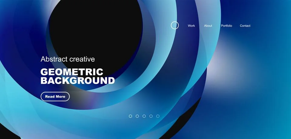 Circles minimal abstract background. Techno or business concept, pattern for 스톡 일러스트