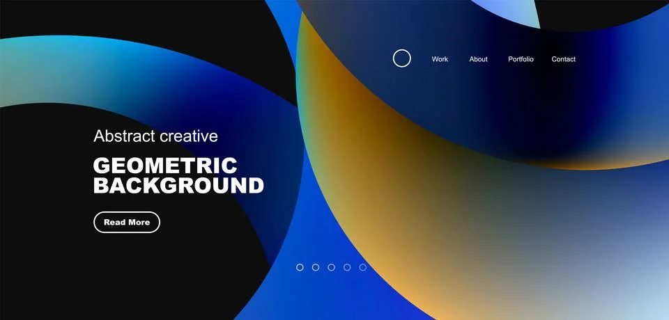 Circles minimal abstract background. Techno or business concept, pattern for 스톡 일러스트
