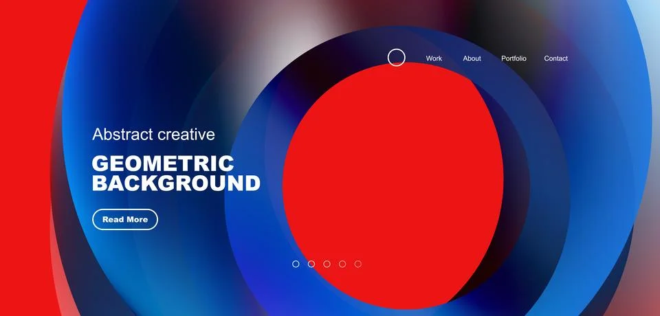 Circles minimal abstract background. Techno or business concept, pattern for 스톡 일러스트