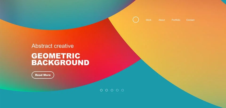 Circles minimal abstract background. Techno or business concept, pattern for Stock Illustration