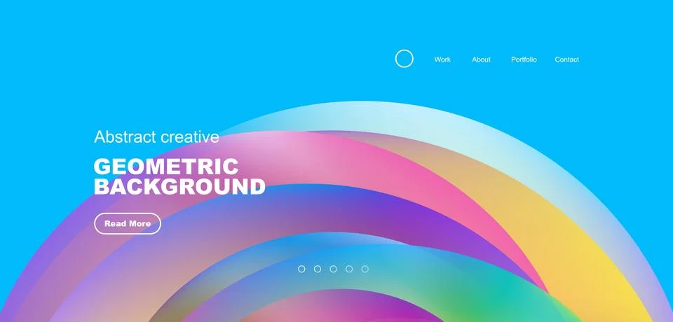 Circles minimal abstract background. Techno or business concept, pattern for 스톡 일러스트