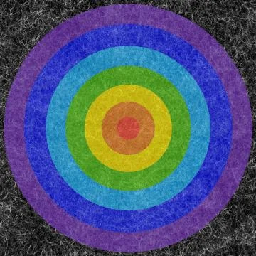 Circles on a mohair Stock Illustration