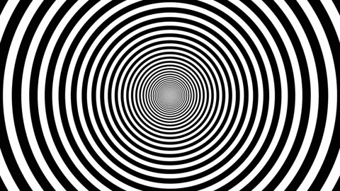 Circles motion background,sound waves propagation optical illusion Stock Footage 212599496