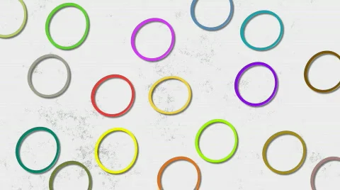 Circles in move Stock Footage 659027
