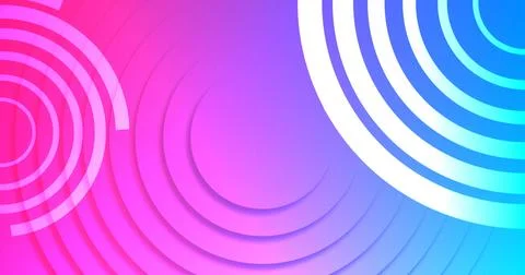 Circles moving gradient backdrop stock background. Minimal amsr smooth eleg.. Stock Illustration