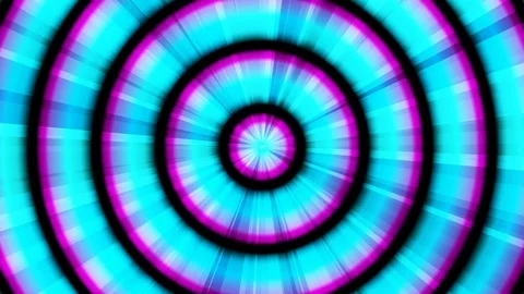 Circles moving in &amp; out Stock Footage 88985792