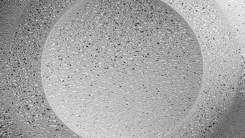 Circles with Noise Waves Distorted Screen Loop Rotation Abstact Background Stock Footage 131191507