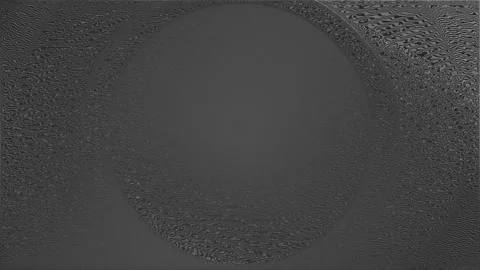 Circles With Noise Waves Distorted Screen Loop Rotation Abstact Background Stock-Footage 131194127