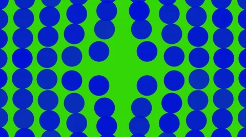 Circles opening green screen Stock Footage 43837012