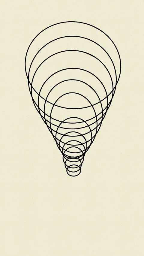 Circles or rounded objects animation. 動画素材 242796781