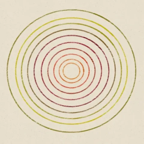 Circles or rounded objects animation. Video stock 242830910