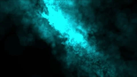Circles with particles are slowly flying. Seamless loop digital animation. Stock Footage 337759350