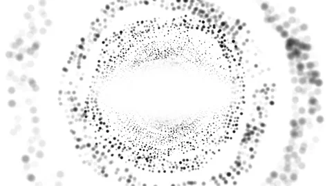Circles of particles Stock-Footage 86495678