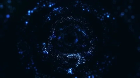 Circles of particles Stock-Footage 86495679