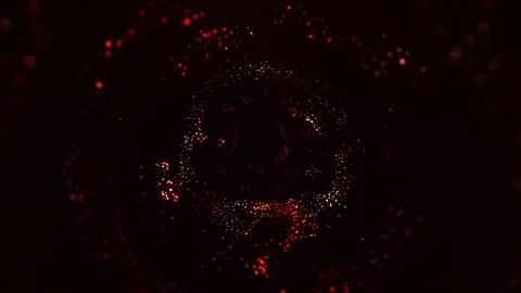 Circles of particles Stock-Footage 86495707