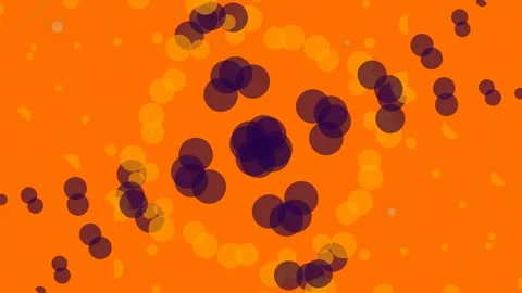 Circles pattern a and dynamic abstract motion background with a of colorful oran Stock Footage 330530965