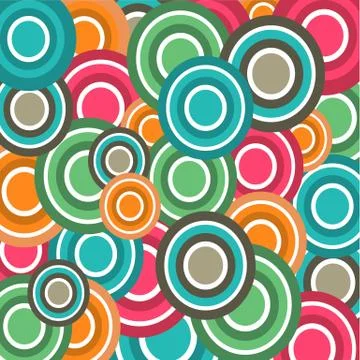 Circles pattern Stock Illustration