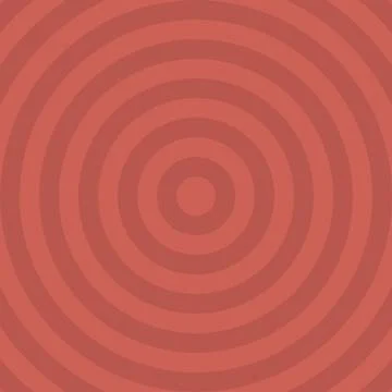 Circles on red, abstract geometric vector background Stock Illustration