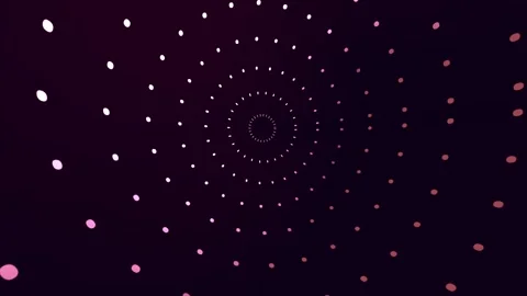 Circles of red lights animation Stock Footage 249619795