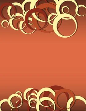 Circles red tone vector Stock Illustration