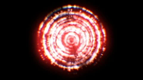 Circles reflector abstract background. Видео 95075990