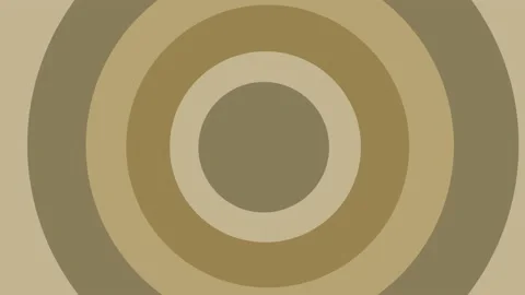 Circles retro concentric abstract motion graphics loop and animated background Stock Footage 142316172