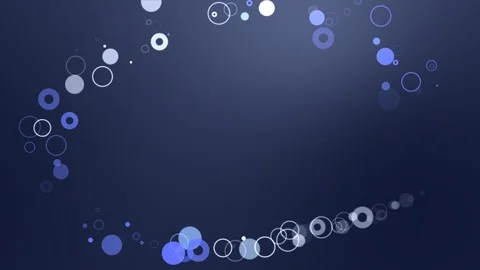 Circles Ribbon on Blue Background Stock Footage 119039638