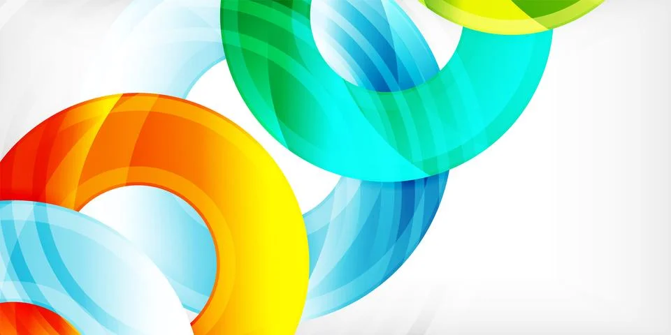 Circles, round elements, ring shapes premium background. Vector Illustration For 스톡 일러스트