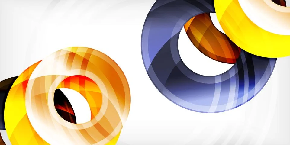 Circles, round elements, ring shapes premium background. Vector Illustration For 스톡 일러스트