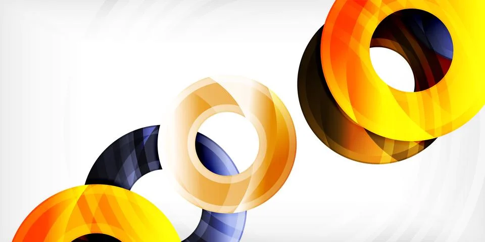 Circles, round elements, ring shapes premium background. Vector Illustration For 스톡 일러스트