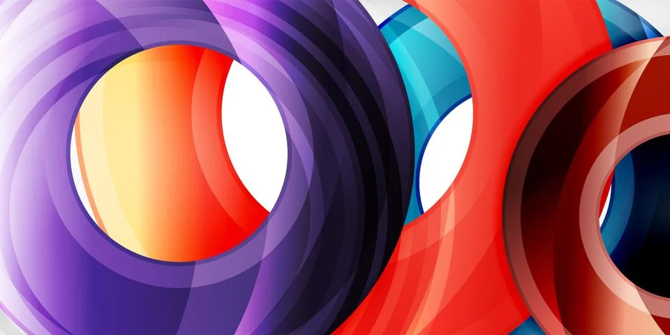 Circles, round elements, ring shapes premium background. Vector Illustration For 스톡 일러스트