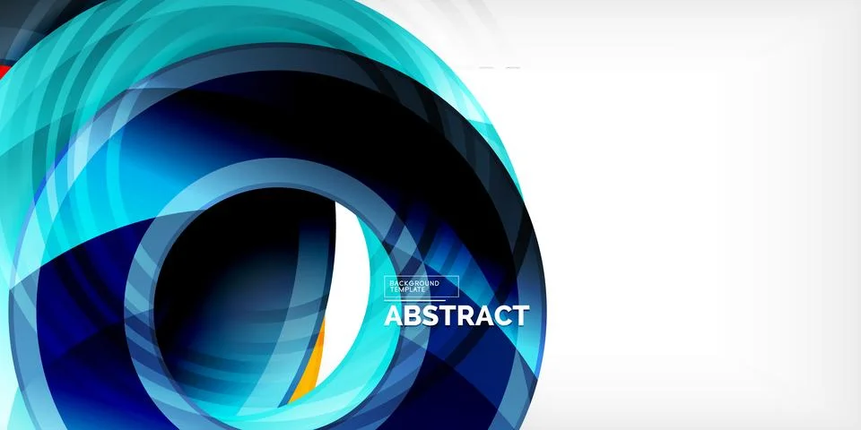 Circles, round elements, ring shapes premium background. Vector Illustration For 스톡 일러스트