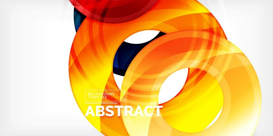 Circles, round elements, ring shapes premium background. Vector Illustration For イラスト素材