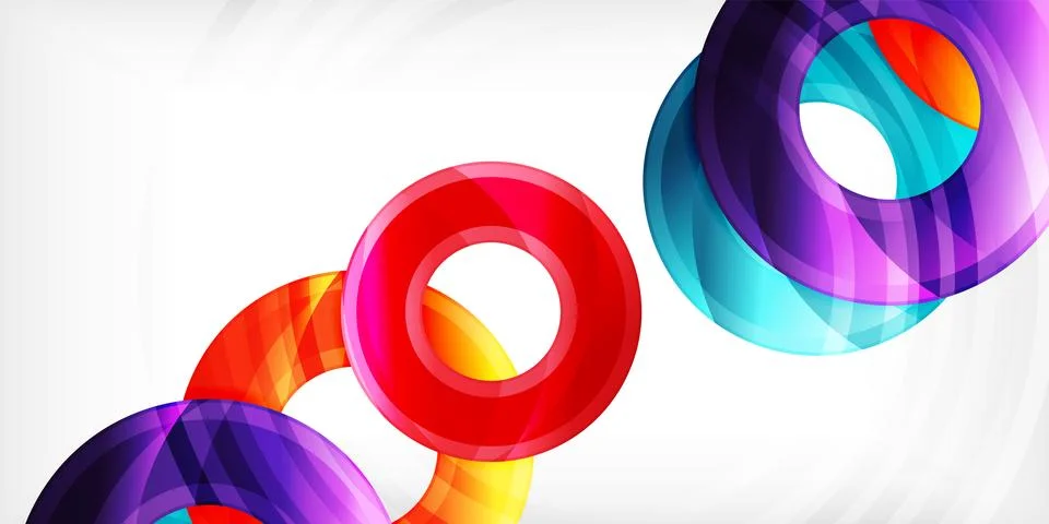 Circles, round elements, ring shapes premium background. Vector Illustration For 스톡 일러스트
