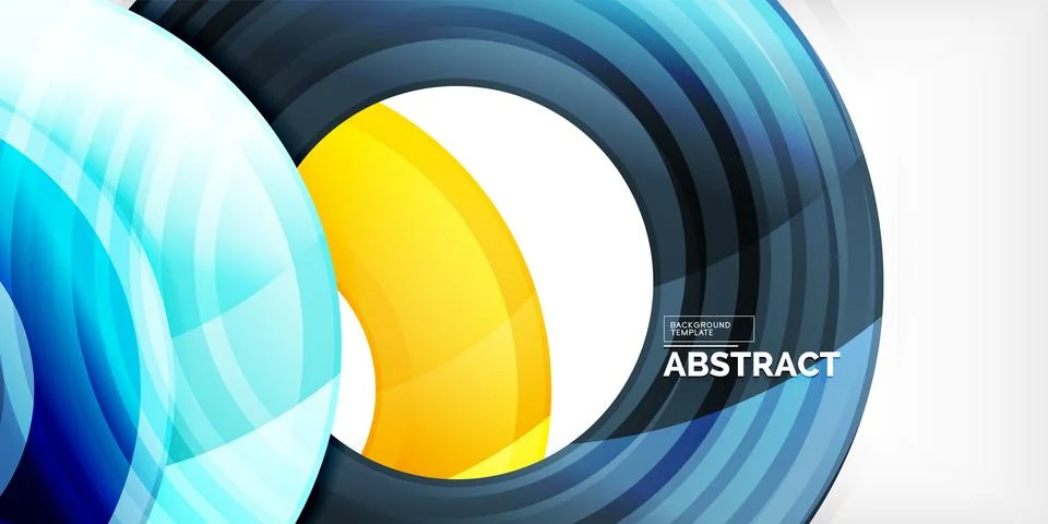 Circles, round elements, ring shapes premium background. Vector Illustration For 스톡 일러스트