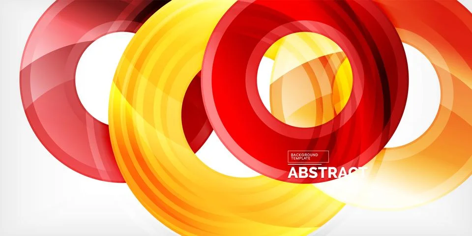 Circles, round elements, ring shapes premium background. Vector Illustration For Stock Illustration