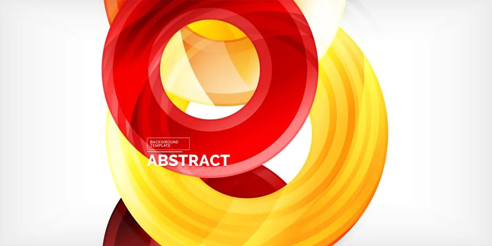 Circles, round elements, ring shapes premium background. Vector Illustration For Stock Illustration