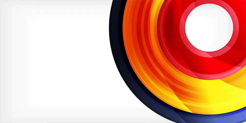 Circles, round elements, ring shapes premium background. Vector Illustration For イラスト素材