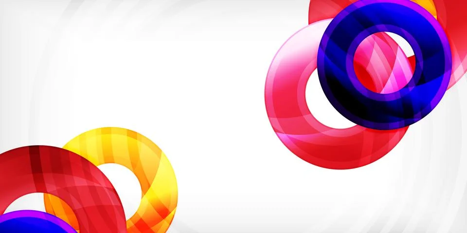 Circles, round elements, ring shapes premium background. Vector Illustration For 스톡 일러스트