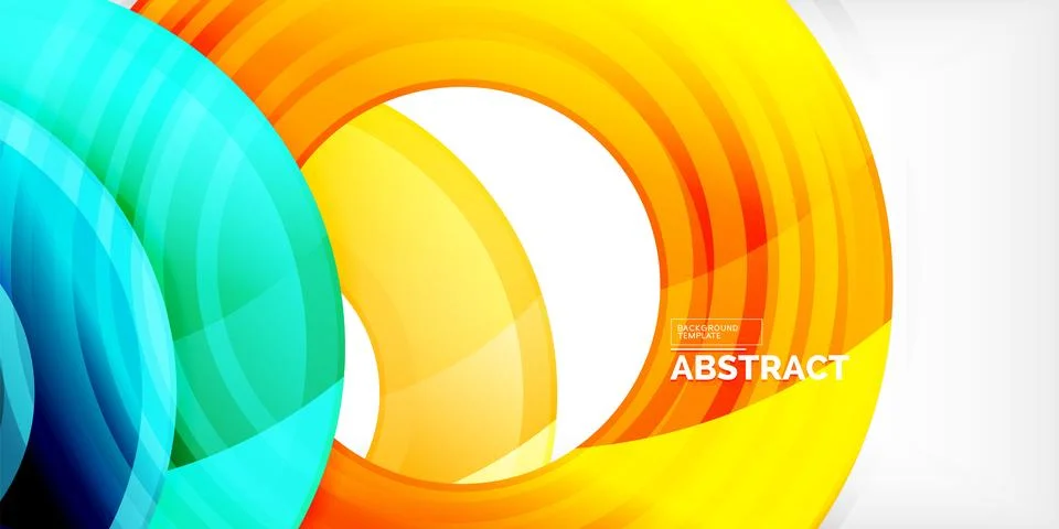 Circles, round elements, ring shapes premium background. Vector Illustration For 스톡 일러스트